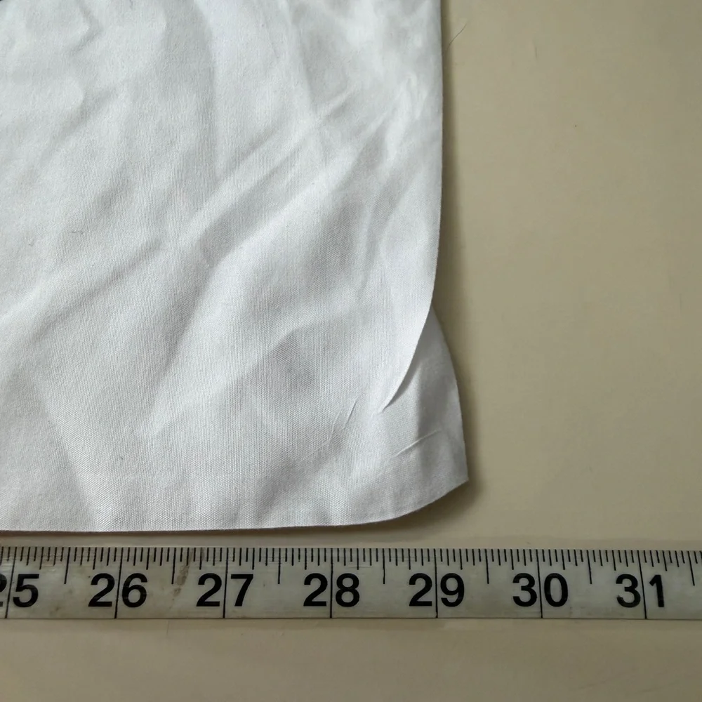 White Polyester Pillow Cover